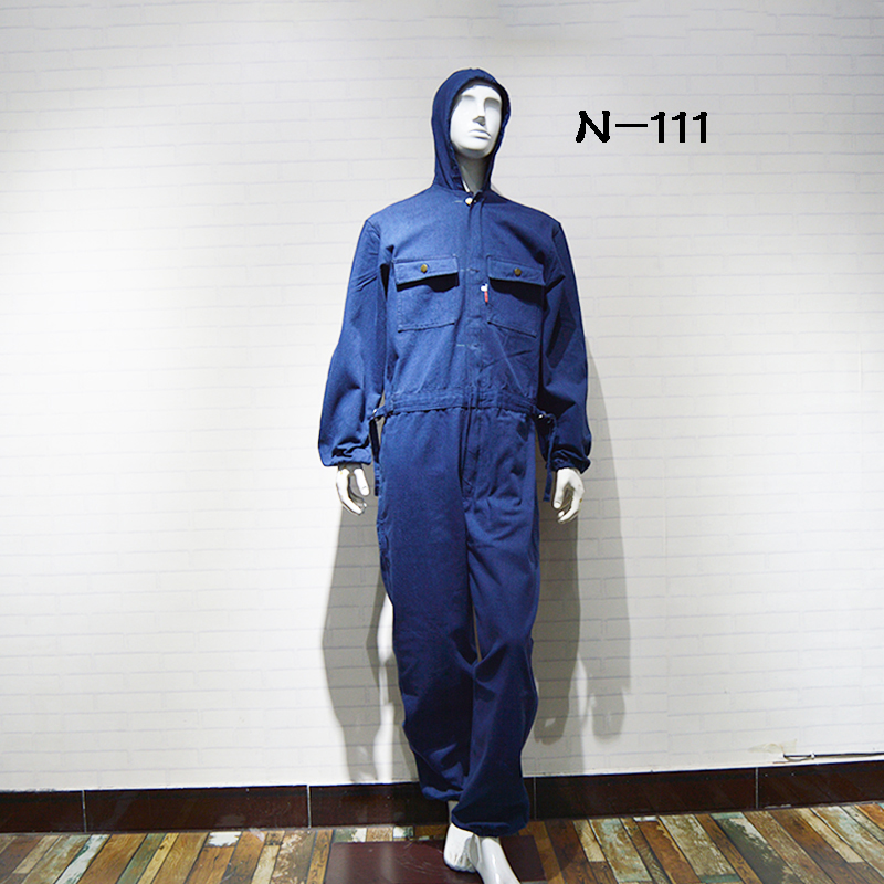 Factory Direct Customized Denim Coveralls for <a href='/work-uniforms/'>Work Uniforms</a> - Durable, <a href='/breathable/'>Breathable</a> & Dustproof with Multifunctional Design.