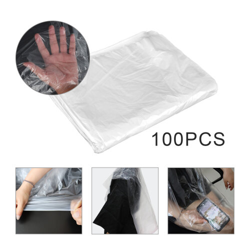 Solustre 100 Pcs Disposable Hair Salon Cape Hair Cutting Cape, Disposable Haircut Apron, Thickened <a href='/barber-cape/'>Barber Cape</a> Hairdressing Gown - 120x90 cm | Shoppersbase