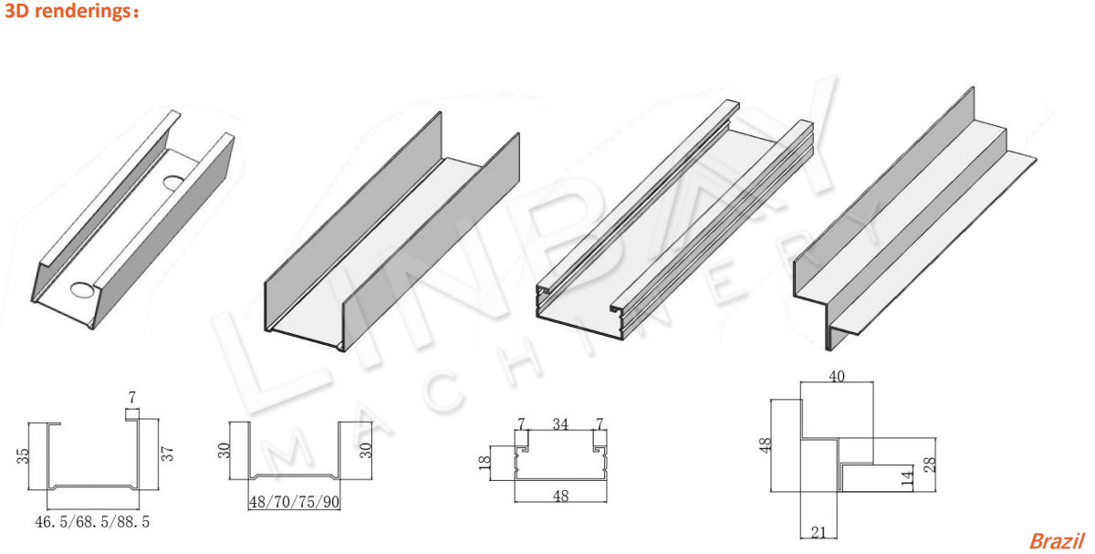 Application of Drywall roll forming machine (2)