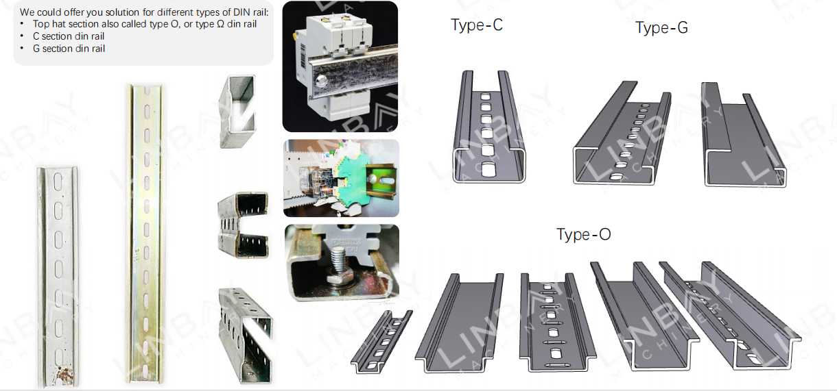 Din rail roll forming machine (2)