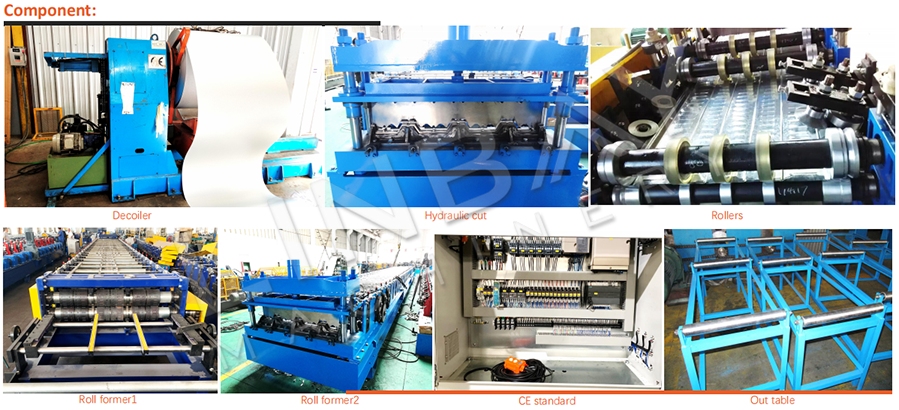 Metal Deck Roll Forming Machine Components