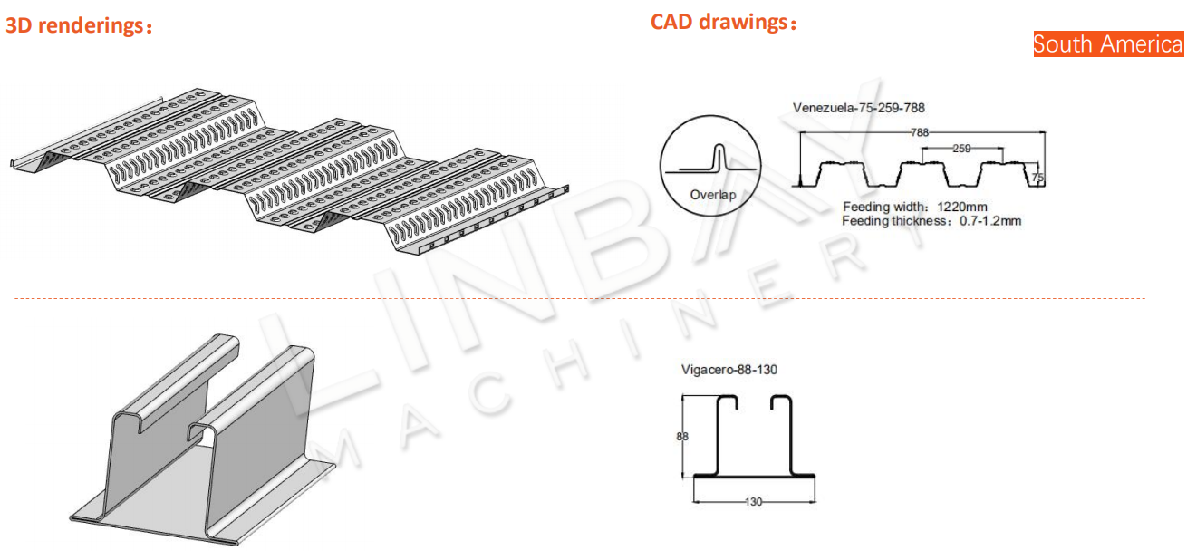 Metal Deck Roll Forming Machine Drawing3