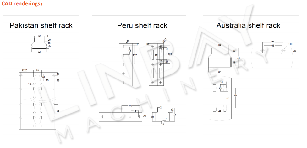 Pallet Upright Rack Roll Forming Machine CAD