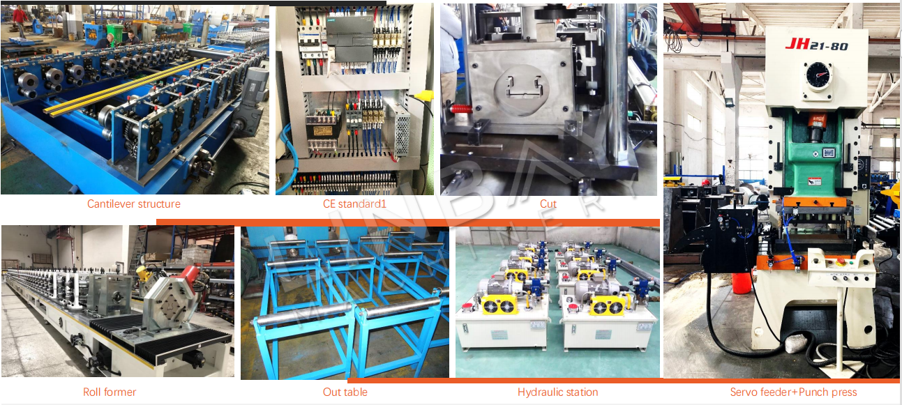 Pallet upright Roll forming machine Component