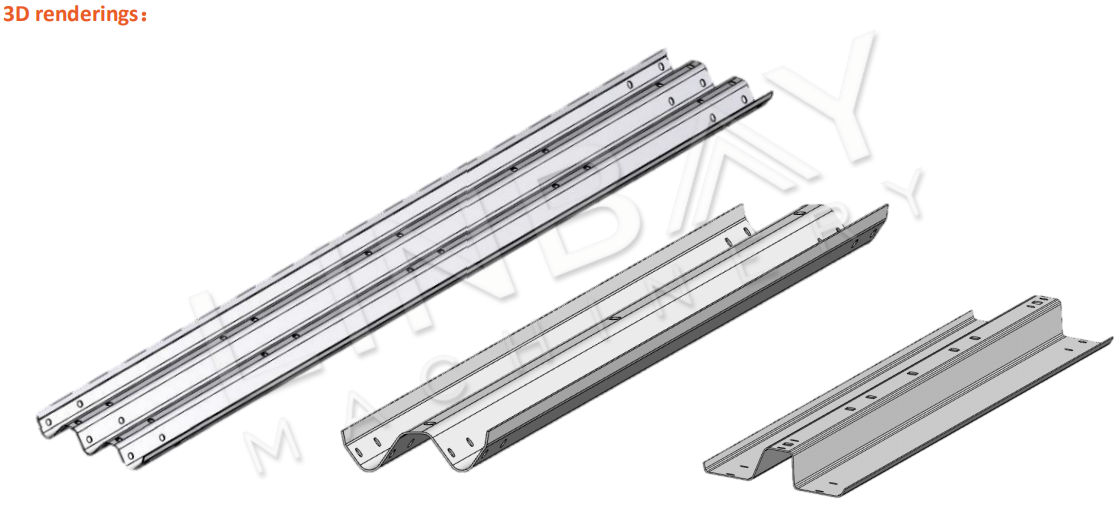 application of highway guardrail roll forming machine (2)