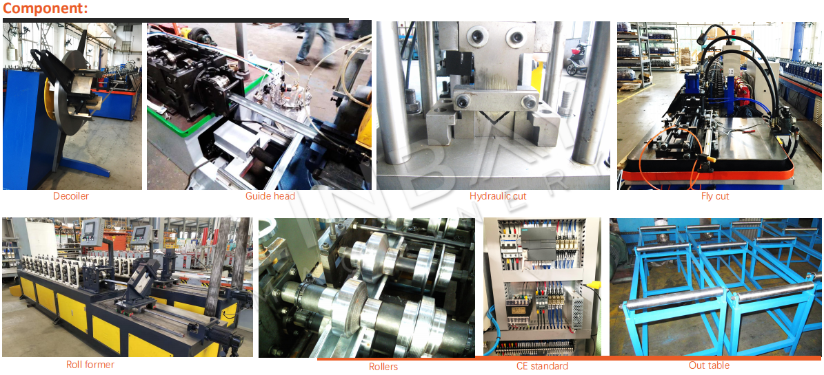 component for Drywall roll forming machine