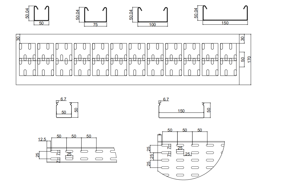 profile cable tray roll forming machine  (2)