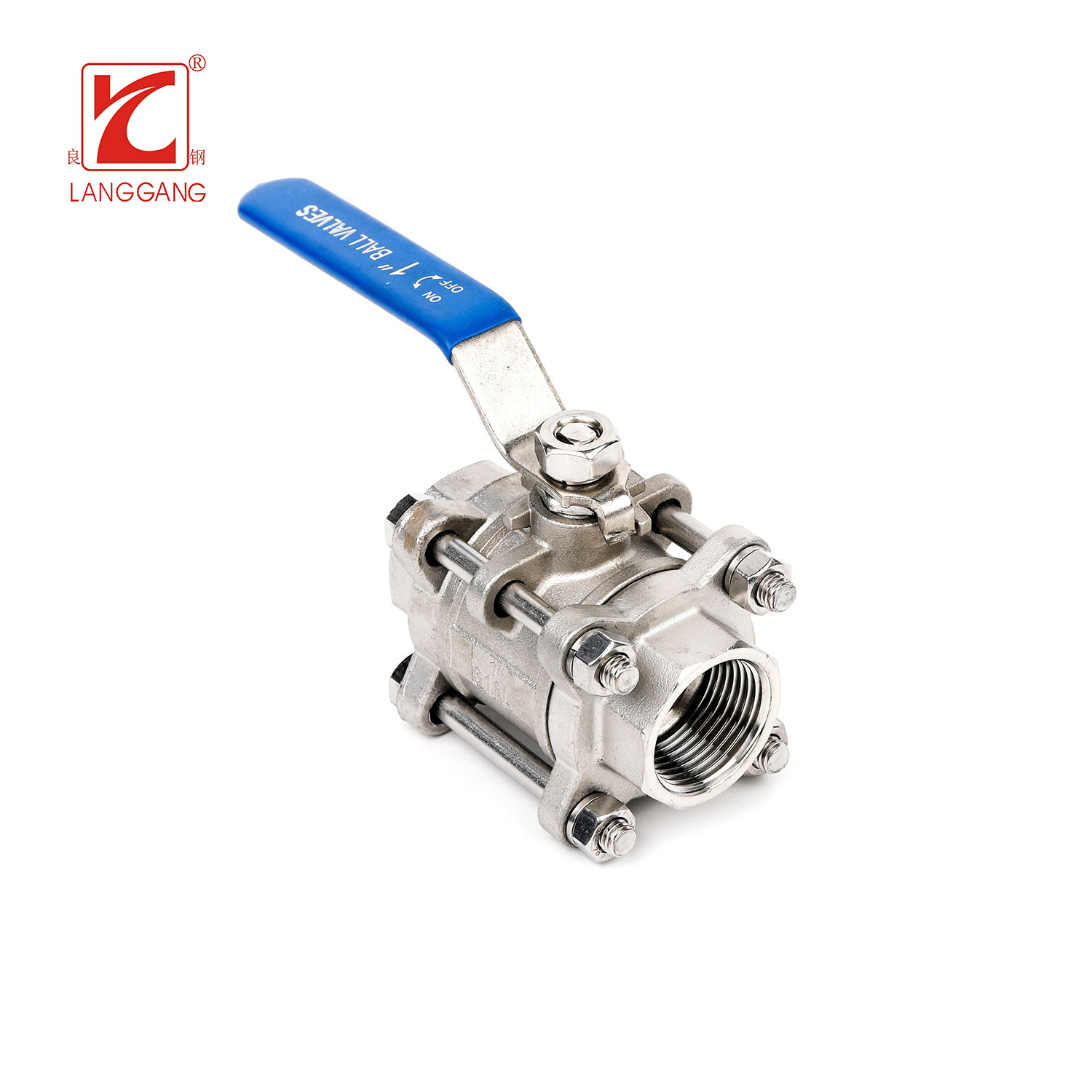 Baiji Stainless Steel 321 Screwed One Piece Ball Valve | bjvalve | TradersCity