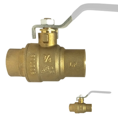 1/2 NPT 304 Stainless Steel Full Port Ball Valve | Homebrew Finds