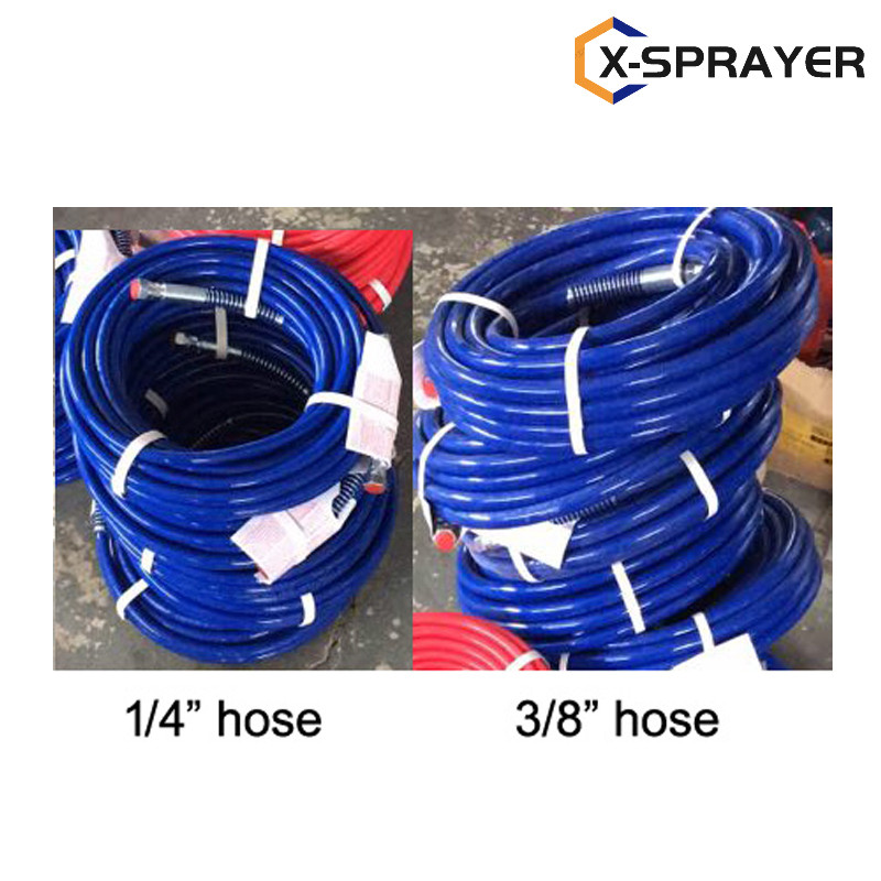 High pressure hose of putty sprayer