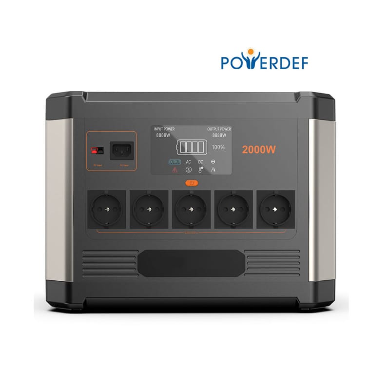 Factory Direct Solar Portable Generator - 2000W Lithium <a href='/battery-power-station/'>Battery <a href='/power-station/'>Power Station</a></a>