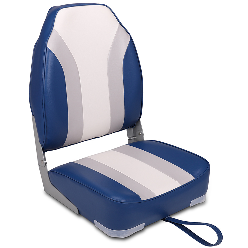 Factory-Designed Foldable Fishing <a href='/boat-seat/'>Boat Seat</a> | High Back, Compressed Foam Cushion