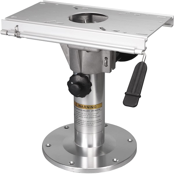 Factory Direct: Adjustable Locking Pedestal with Fore & Aft Slide - Customize Height to Your Exact Needs!