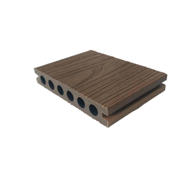 Factory Direct Double Sided Brown Wood Grain WPC <a href='/co-extrusion-deck/'>Co-Extrusion Deck</a>ing – Premium Wooden Flooring