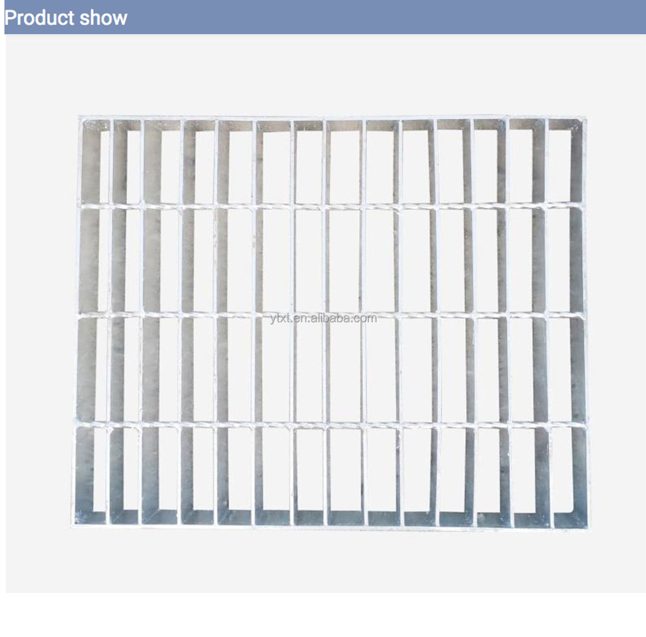 30x30 hot dipped galvanized steel bar grating Customized Diversiform Industrial Stainless Steel Floor Drain Grating