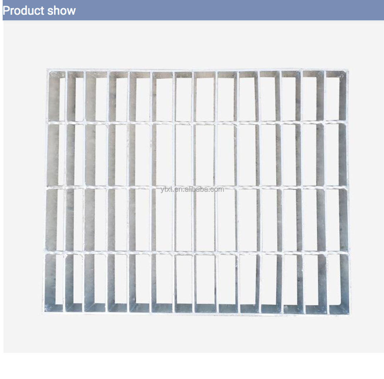 Serrated style round grill stainless standard weight catwalk platform drainage channel steel grates