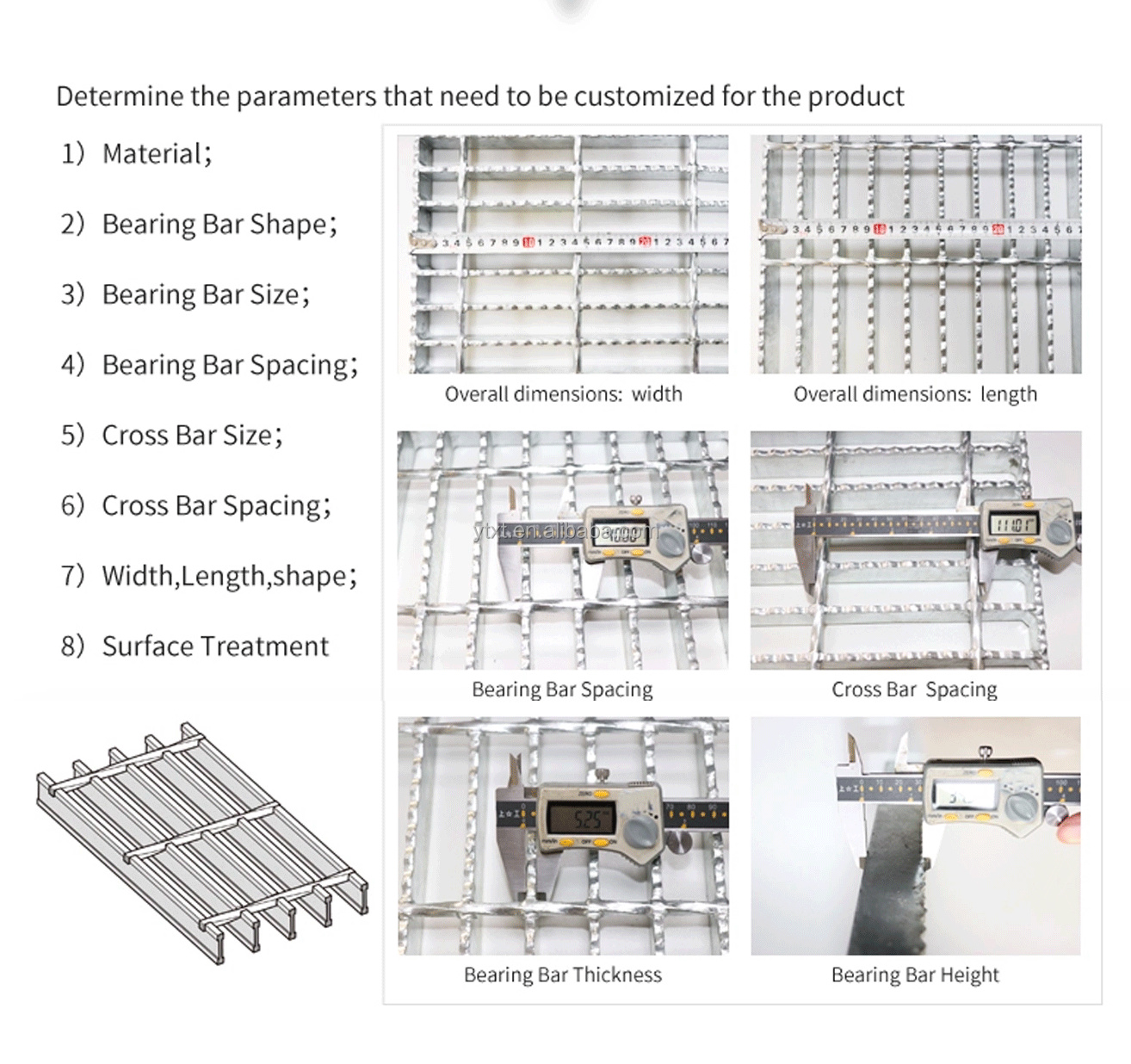 30x30 30x3mm Ss Trench Grating Metal Plates For Driveways