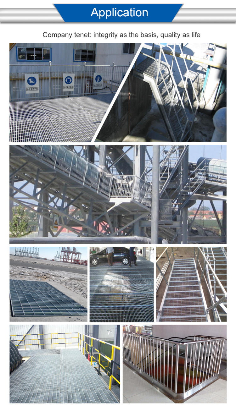 Factory Prices Heavy Duty Weight Per Square Meter Stainless Hot Dip Galvanized Steel Grating