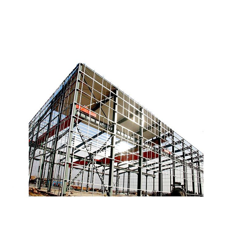 Low price chicken farm Metal building construction design two story prefabricated steel structure workshop building