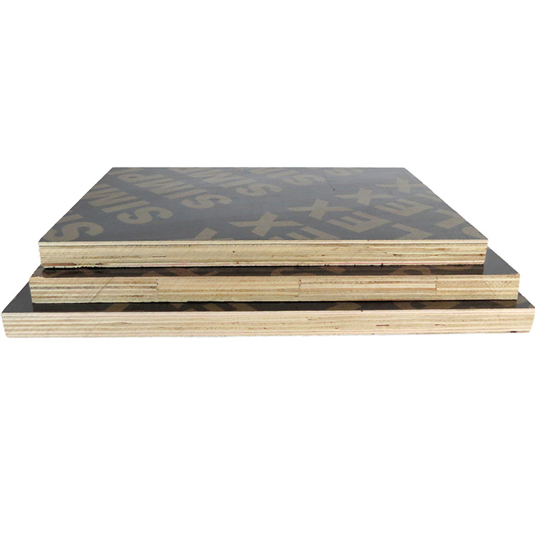 Black Film Color Veneer <a href='/board/'>Board</a> Film Faced Plywood For Concrete And <a href='/construction/'>Construction</a>