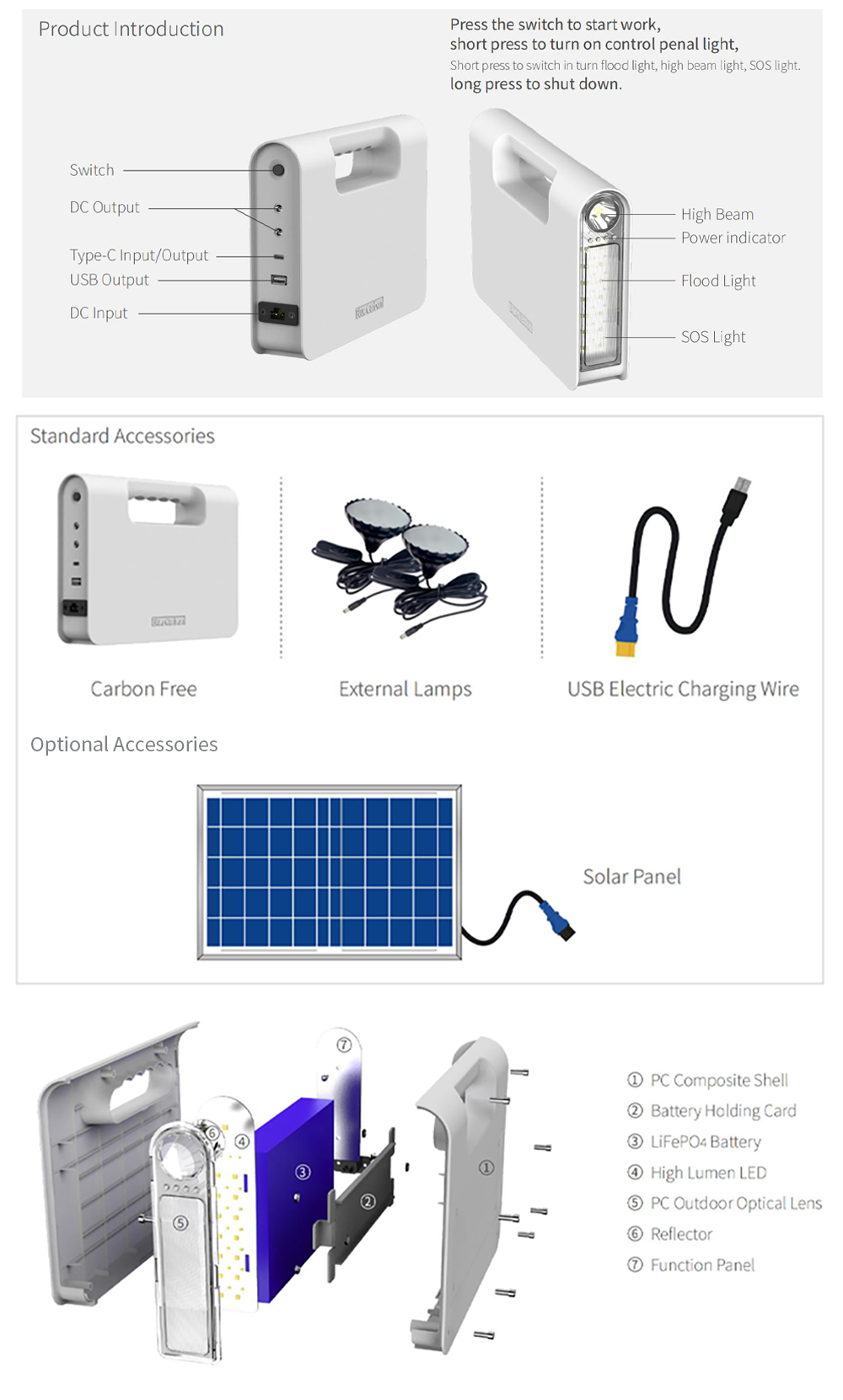 Small Capacity battery with lamp (7)