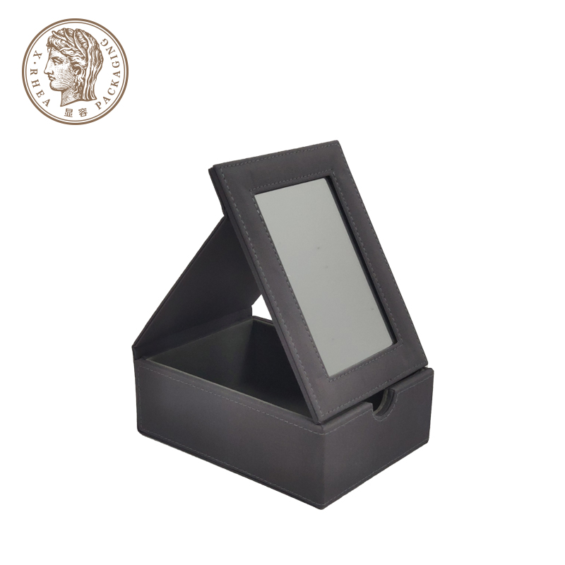 Factory Direct: Personalized Custom PU Leather Jewelry Box - High Quality with Mirror