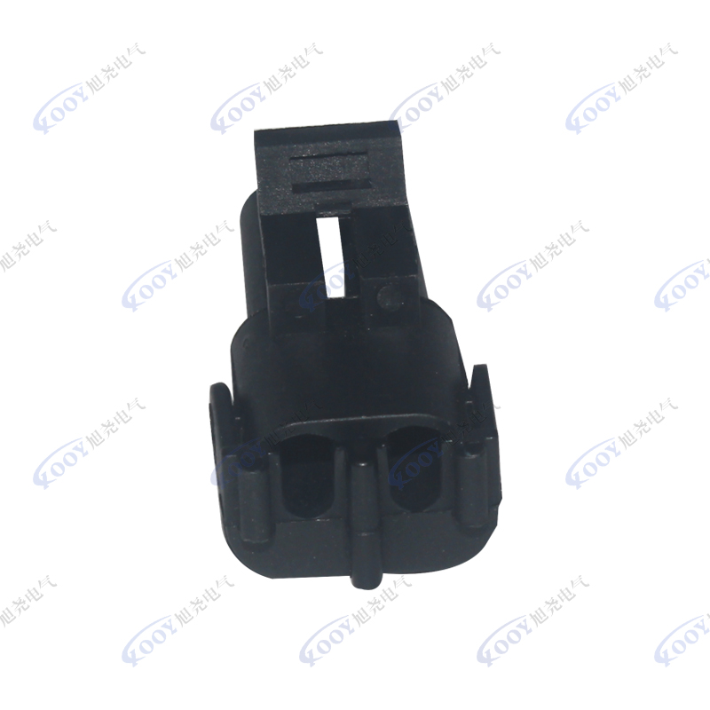 Factory direct sale black 2 hole DJ3021Y-2.5-21 car connector