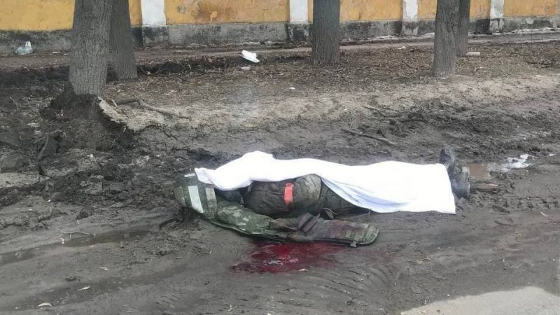 Uniform patch of dead Russian soldier says he was in Ukraine purely 'for violence' - Daily Star