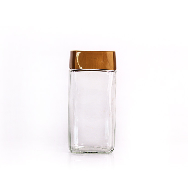 400ml <a href='/200gram-coffee-glass-jar/'>200gram coffee glass jar</a> with screw plastic lid