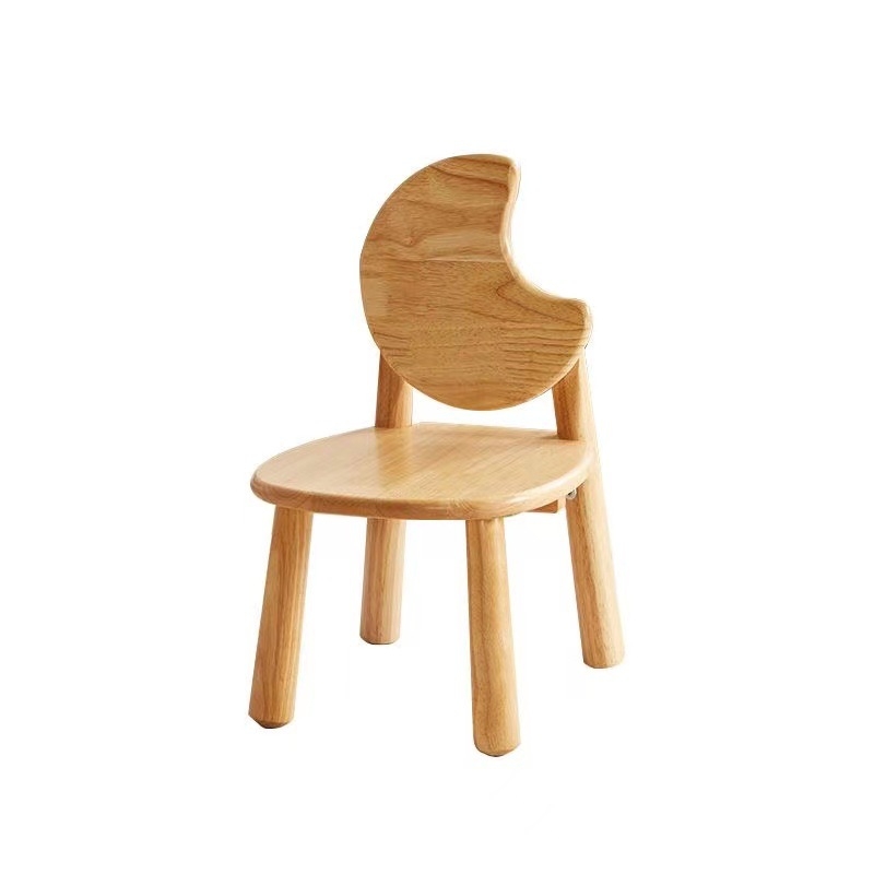 Children′s Kindergarten Wooden Baby Back Chair 0682