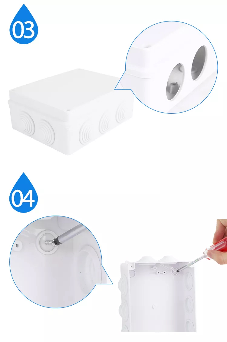 Customized Waterproof Box Plastic Junction Box 03