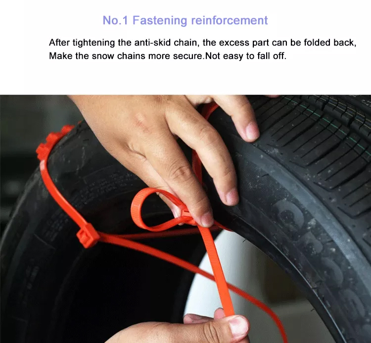 Plastic Zip Car Tire Anti-Slip Cable Tie 01