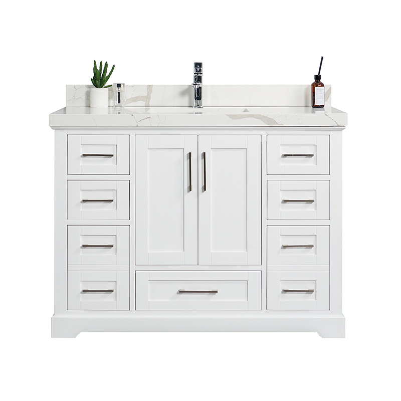 Premium 42in White Shaker Cabinet Sink | Cupc Certified | Factory Direct