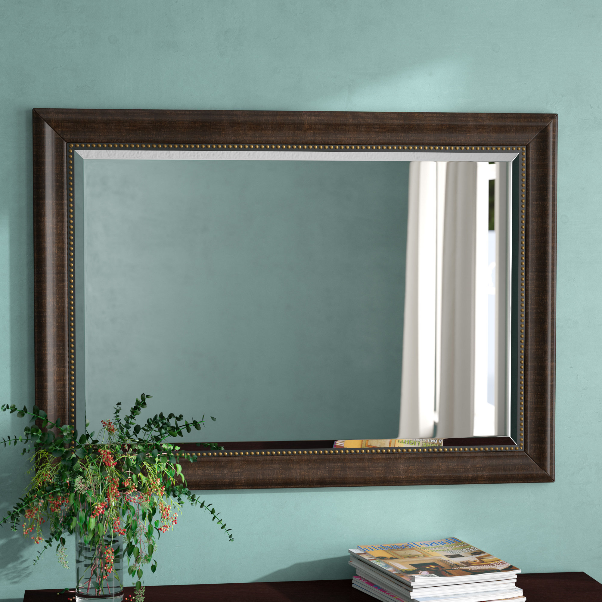 Double Vanity Mirrors For Bathroom Beveled Mirror Ideas  onesteelusa.com