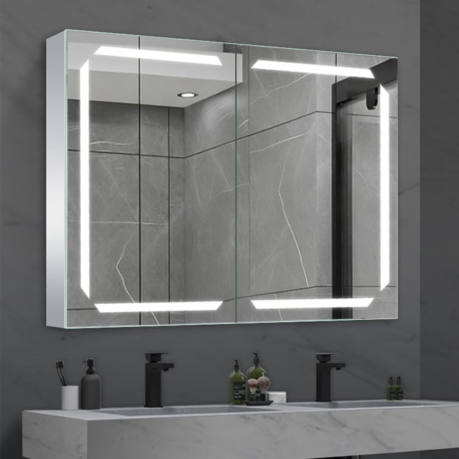 Bathroom Mirror Cabinets With Lights | BloggerLuv.com