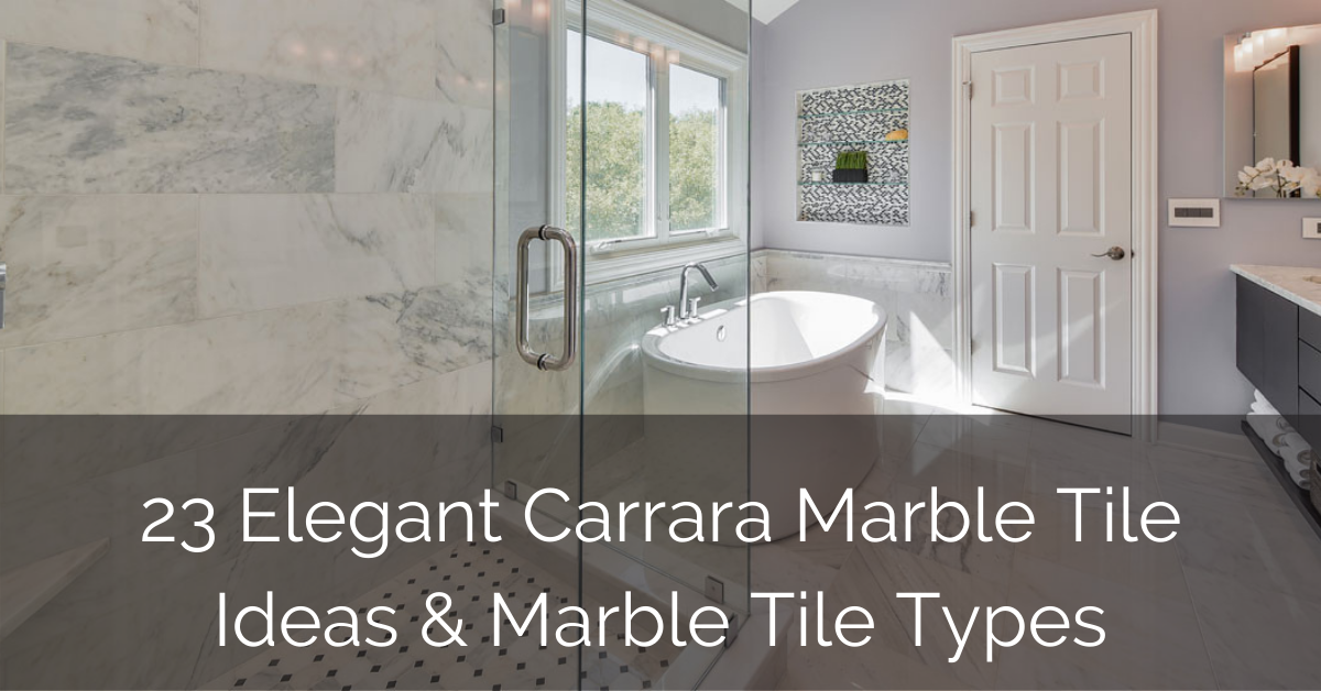 27 Elegant Carrara Marble Tile Ideas & Types  Home Tiles Cutting Bathroom Floor Wall Lowes Price List - banhsinhnhat360