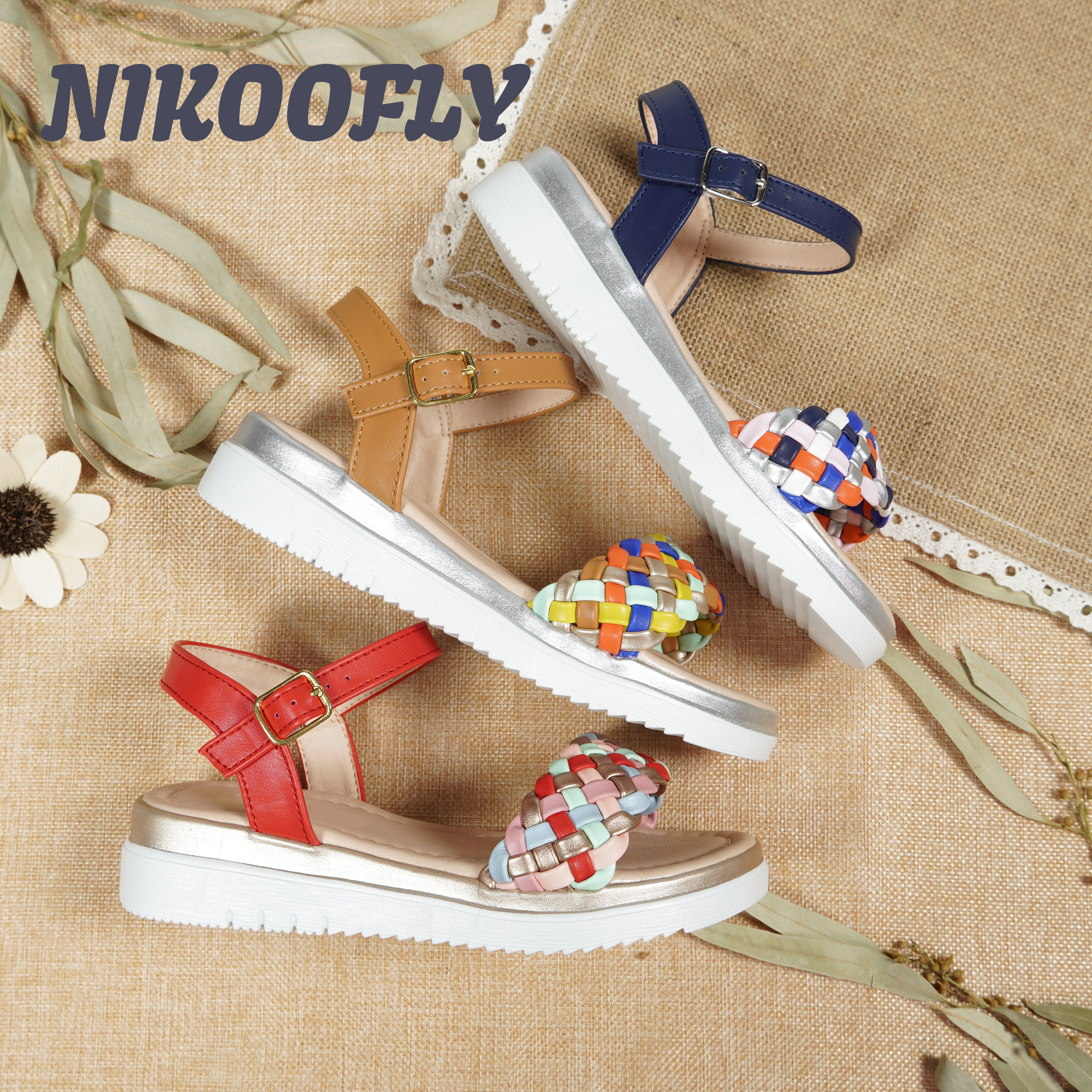 Nikoofly-Colorful-Mosaic-style-woven-upper-sandals-YDX529M-1