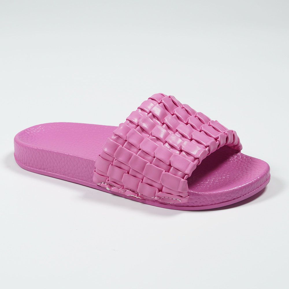 Nikoofly-Comfortable-Quilted-Slides-Solid-Color-Slippers-NMD8010E-3-fuchsia