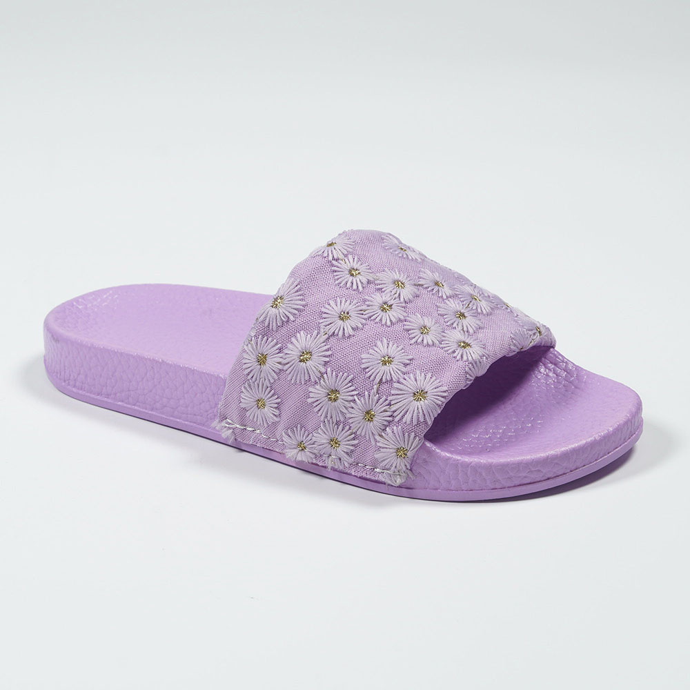 Indoor-Casual-Daisy-Pattern-Cloth-Slippers-with-PVC-Outsole-NMD8010E-1-lilac