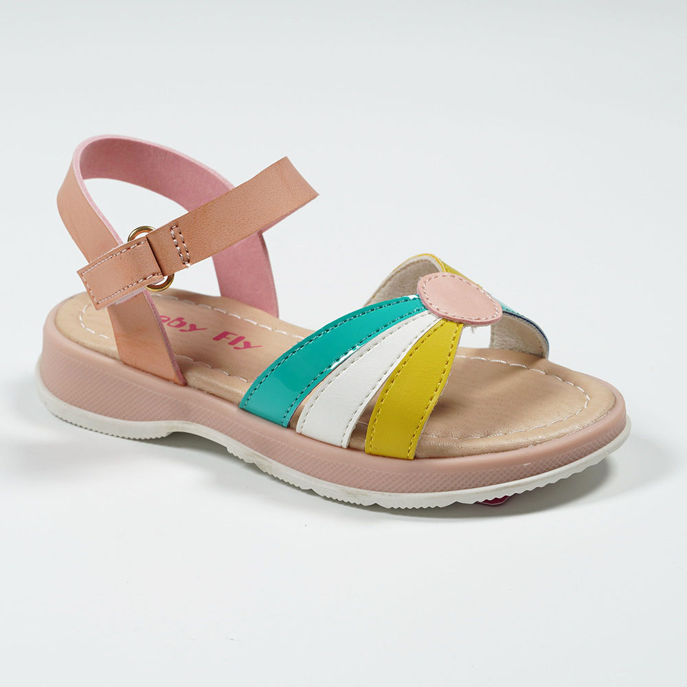 Sandals-With-Arch-Support-Sports-Splicing-PU-Children-Sandals-YDXLS2210-1-pink