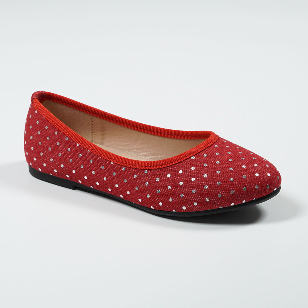 Comfortable-Girls-Red-Leather-Ballet-Flats-Wholesales-Children-Footwear-ZF2023-15-red