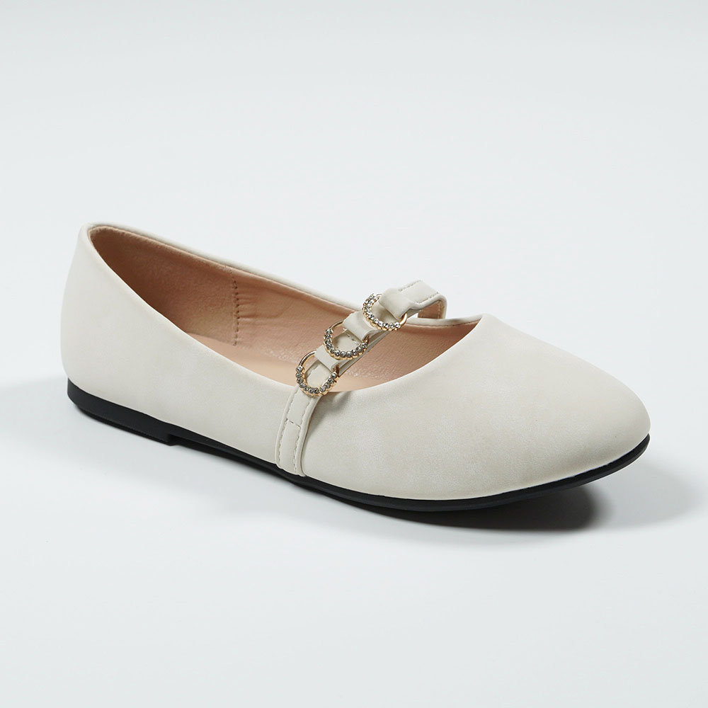 Elegant-Women-Flats-with-Smooth-Matte-Upper-ZF2023-9-white