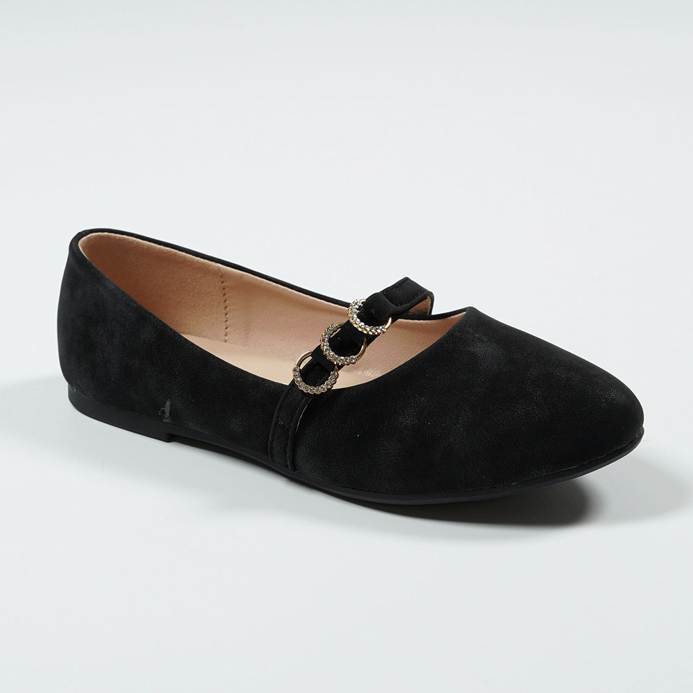 Elegant-Women-Flats-with-Smooth-Matte-Upper-ZF2023-9-black