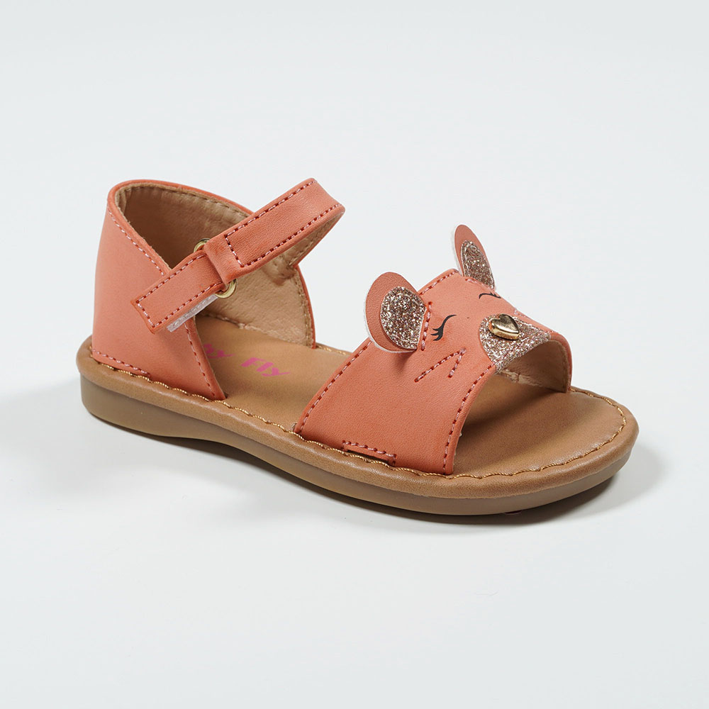 Yidaxing-Kids-Cute-Little-Mouse-Velcro-Sandals-YDXLS2318A-1-coral-orange