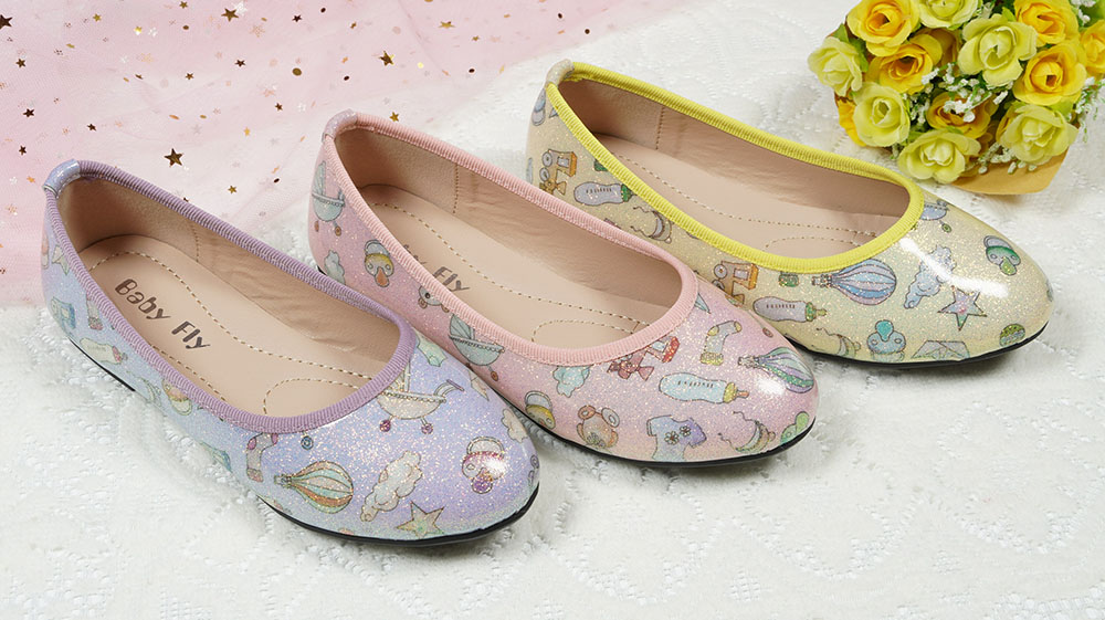 Fun-Print-Pattern-Childrens-Ballet-Pumps-ZF2023-12