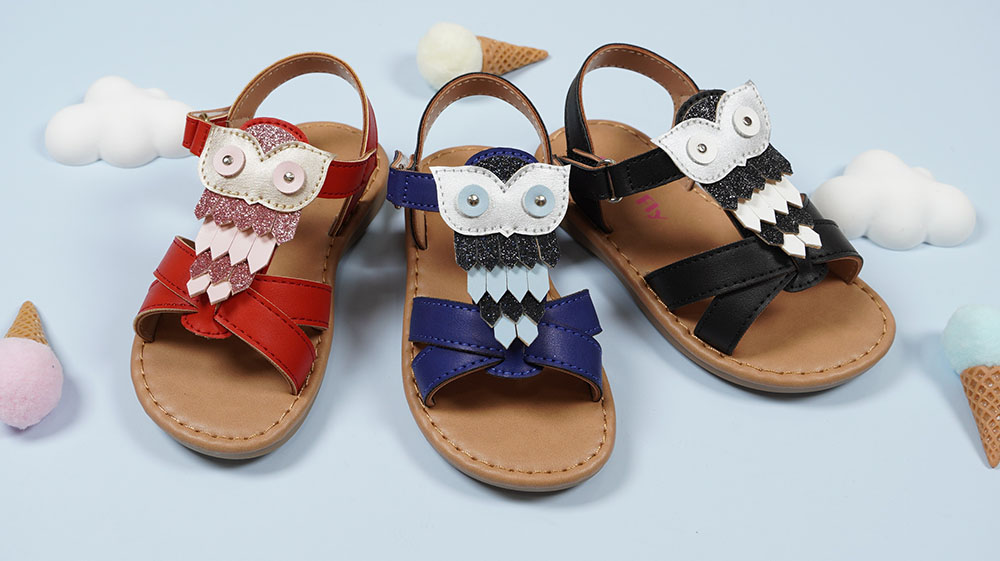 Nikoofly-Soft-Leather-Kids-Cartoon-Owl-Sandals-YDXLS2318A-4