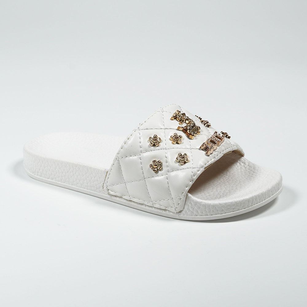 Solid-Color-Little-Deer-Fashion-Slippers-Shantou-Yidaxing-Quilted-Slides-NMD8010F-6-white