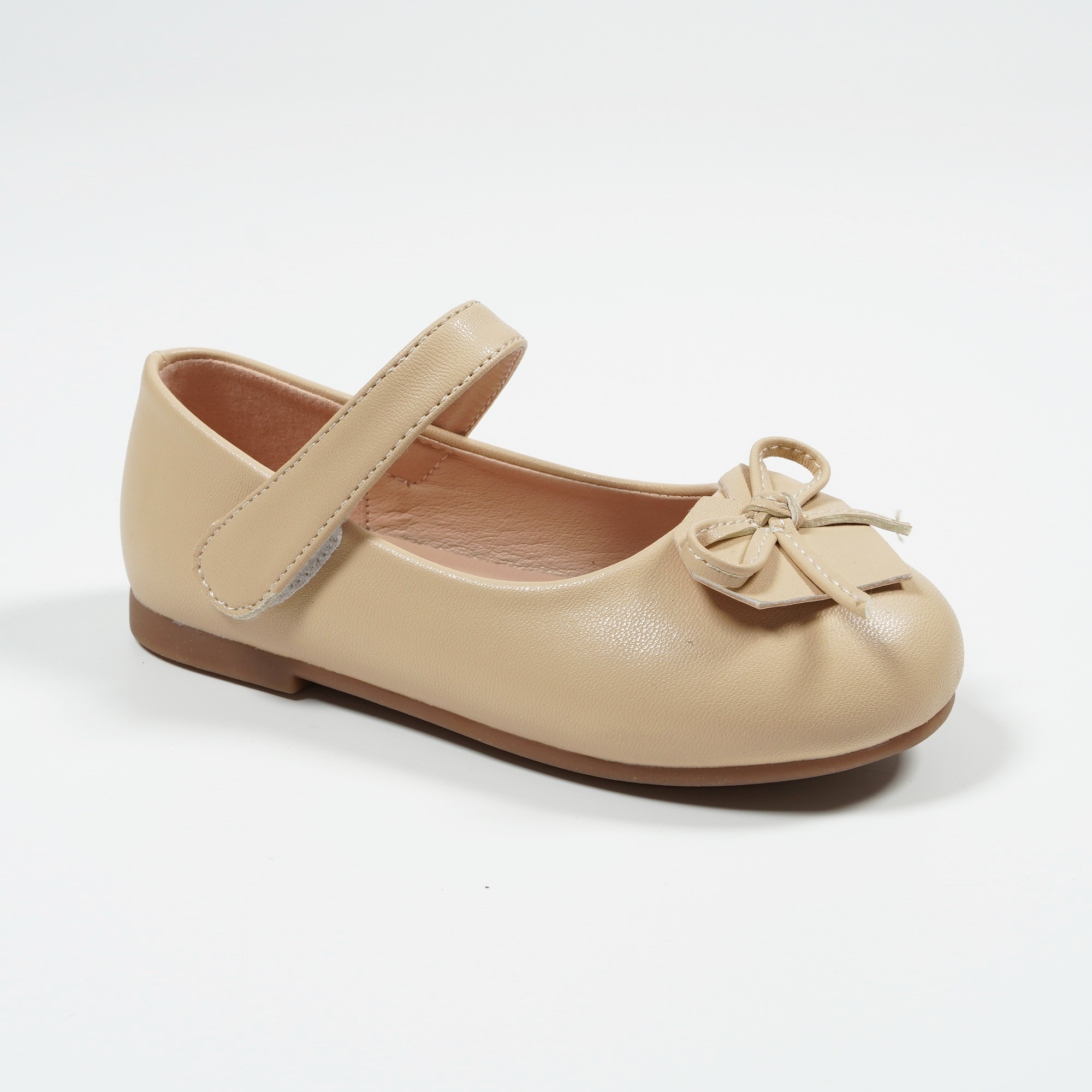 Silver-Leather-Ballet-Flats-Metallic-HSA5602K-8-nude