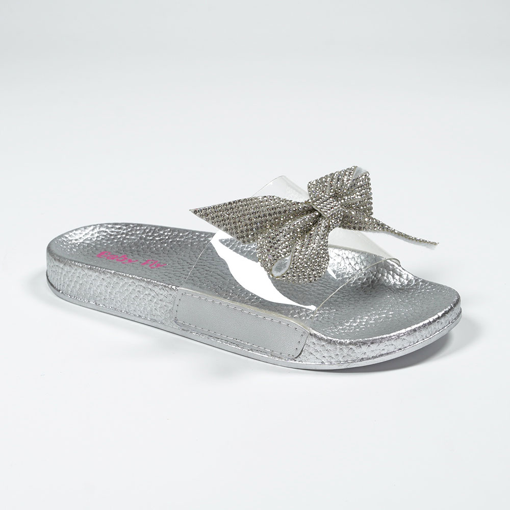 Shantou-Yidaxing-Clear-PVC-Bow-Rhinestones-Decorative-Daily-Wear-Slippers-NMD8010-9-silver