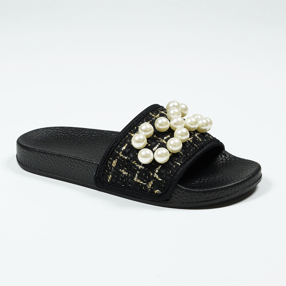 Nikoofly-Elegant-White-Summer-Outdoor-Fashion-Pearl-Slippers-NMD8010C-5-black